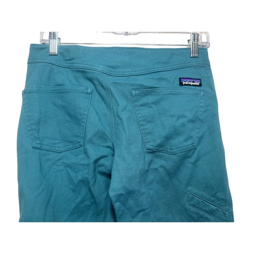 Patagonia Escala Rock Pants Women 4 Green Gorpcore Slim Mid Rise Stretch Outdoor - Picture 6 of 16